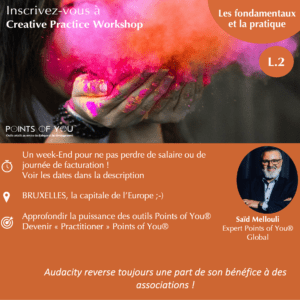 Points of You® formation « Creative Practice Workshop » – Level 2 – Practitioner – 18 CCEUs ICF – 1350 € HTVA
